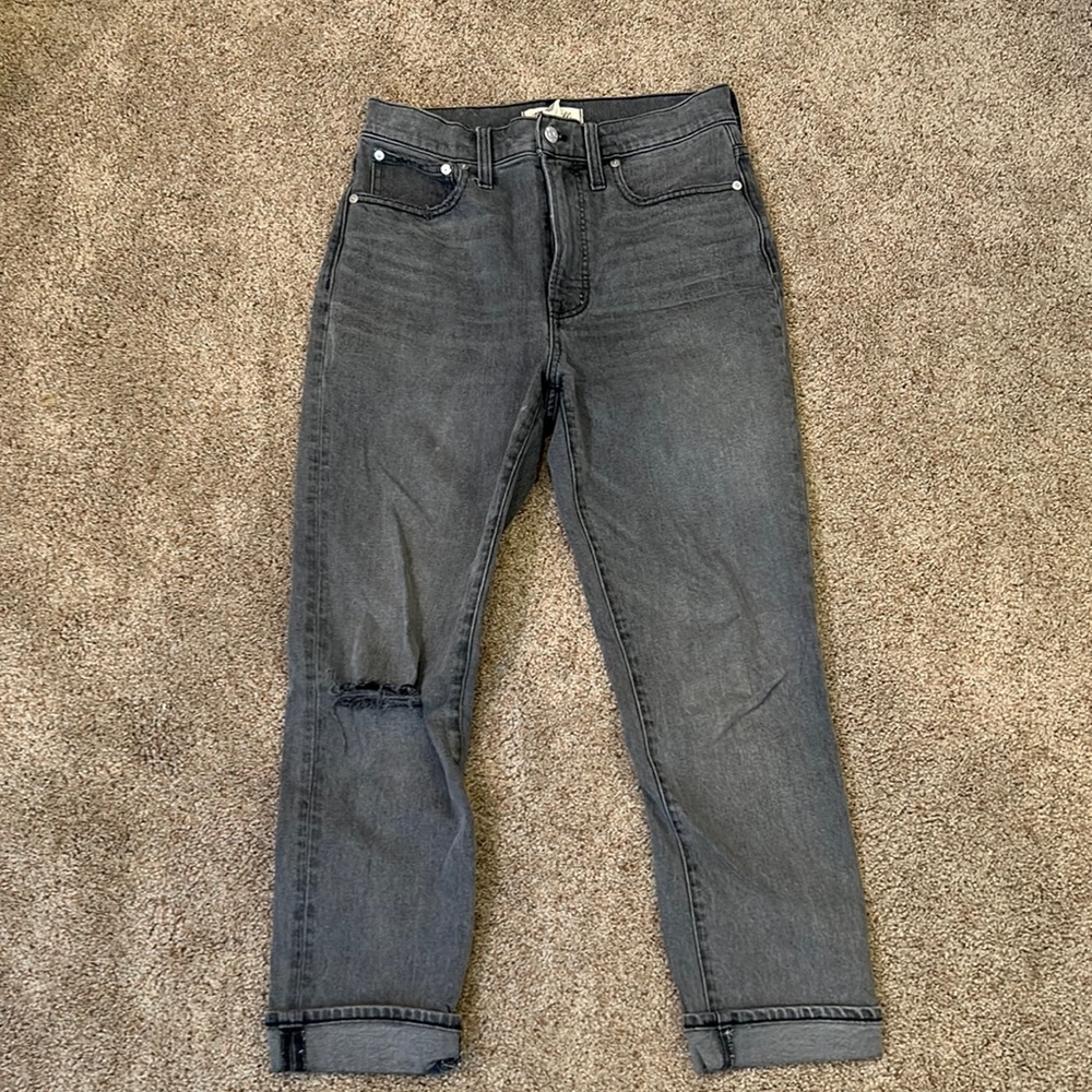 Madewell size 27 gray jeans
